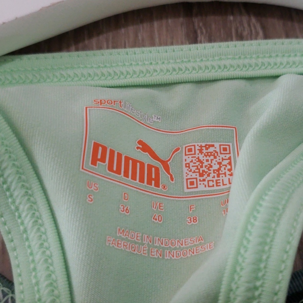 Puma Racerback Tank with Sports Bra - Picture 4 of 8
